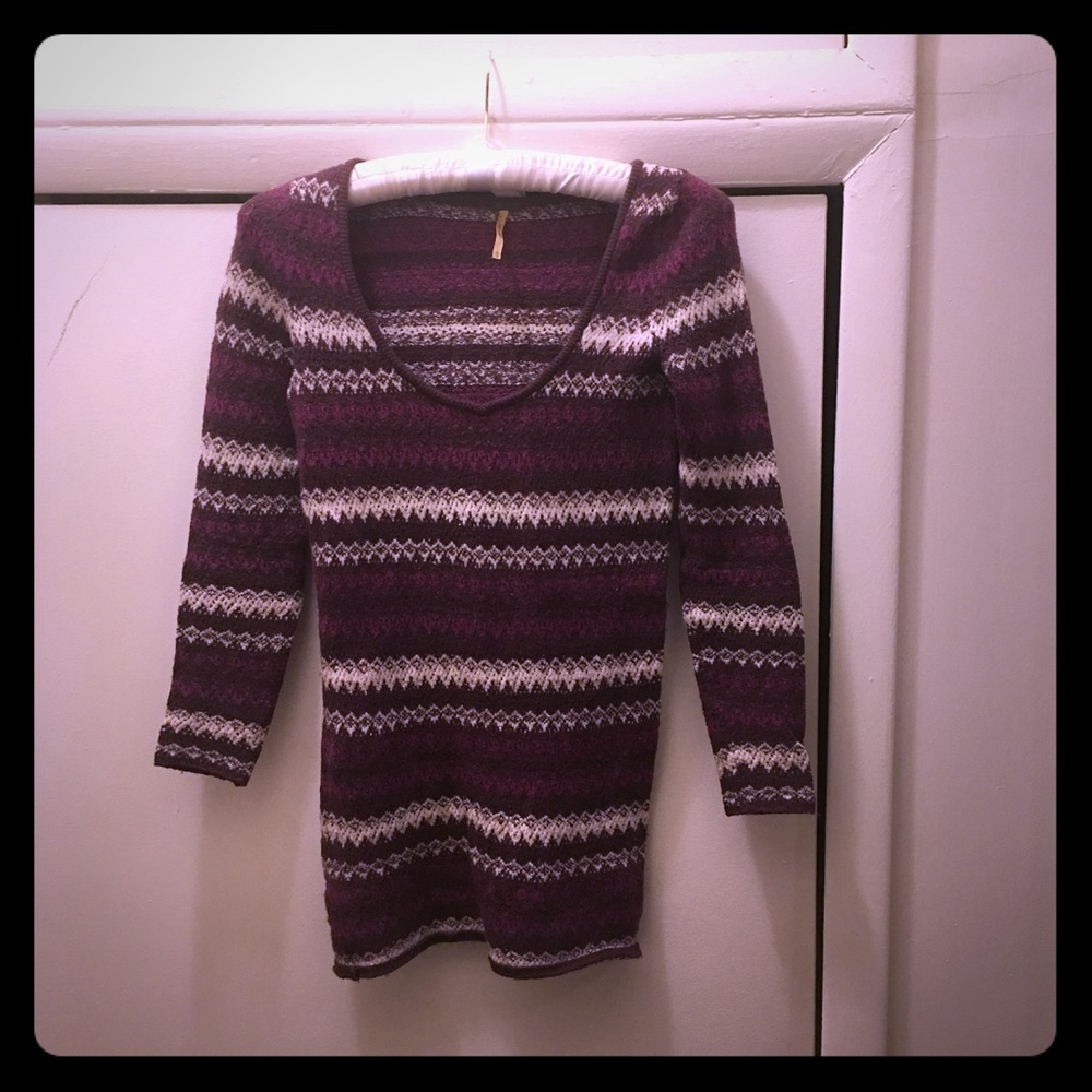 Free People sweater dress. Size XS. EUC.